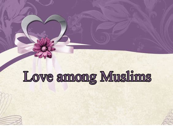 love among muslims